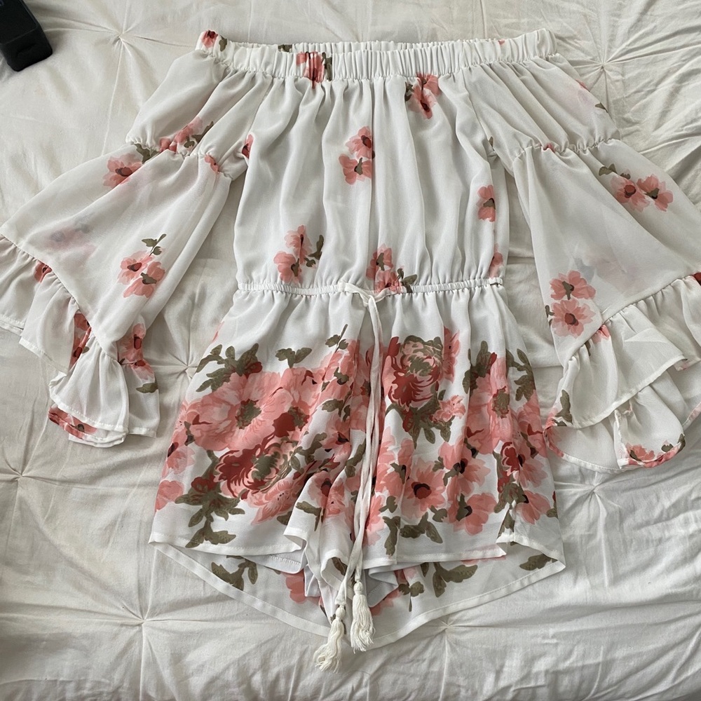 Off the shoulder romper